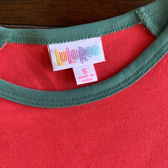 LuLaRoe Randy Baseball Tee Top - Picture 5 of 6